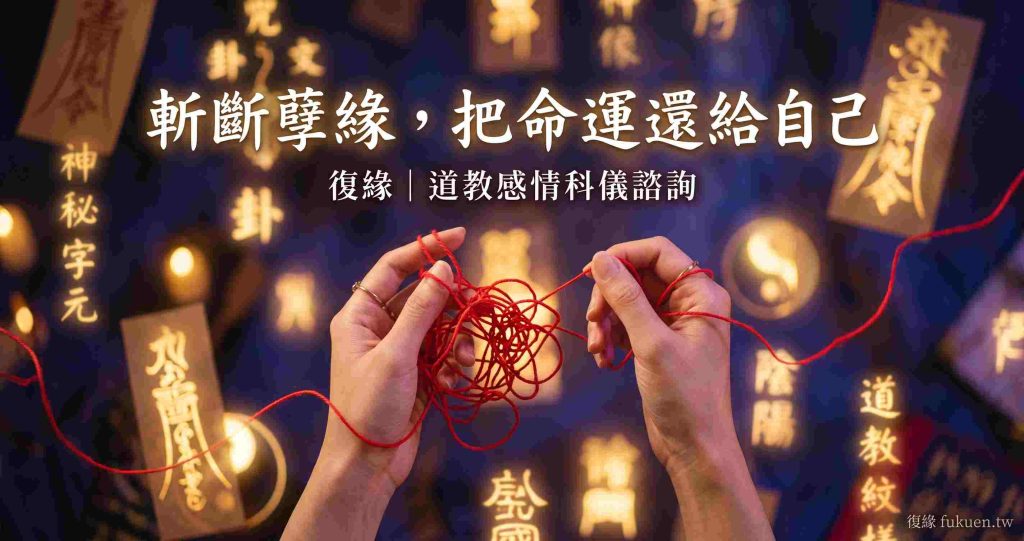斬孽緣道教科儀｜復緣感情諮詢專業服務