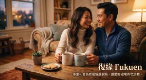 復緣Fukuen運用正統道教和合術修復夫妻失和與分手斷聯,找回命中正緣。