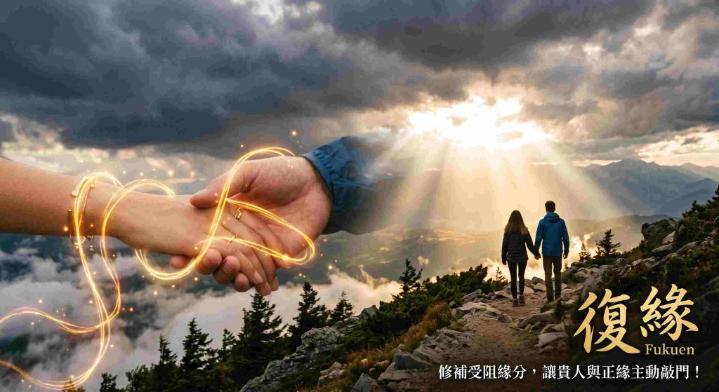 復緣老師Fukuen提供和合術與增加貴人運法事，幫助修復感情與職場人際關係。