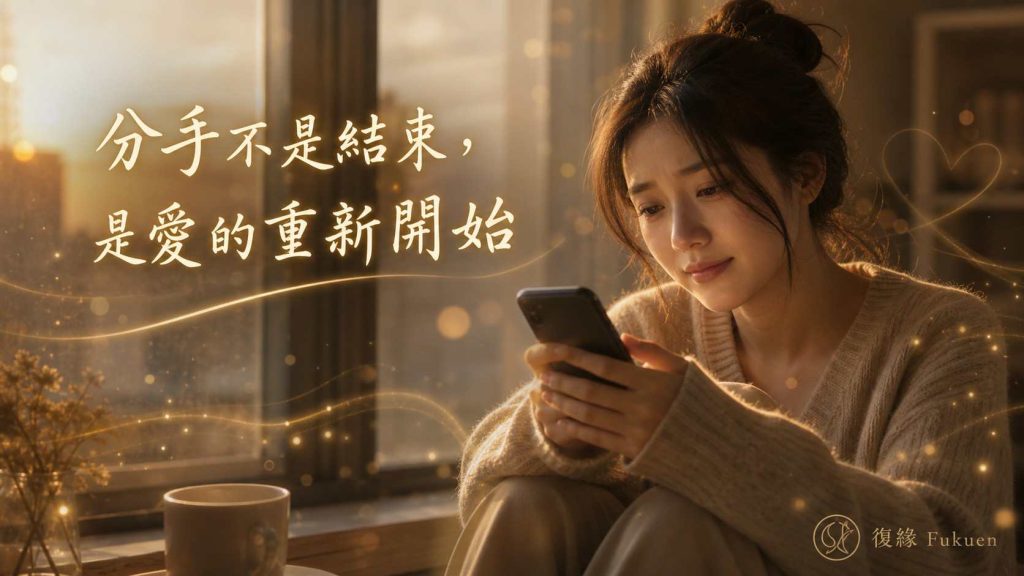 分手挽回 感情能量修復 和合術 復緣諮詢封面圖